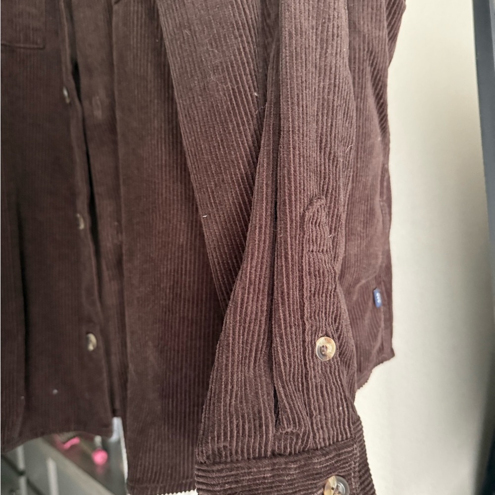 GAP Dark Brown Corduroy Shirt - Picture 3 of 6